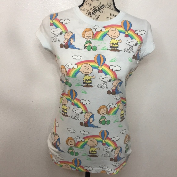 Peanuts Tops - Charlie Brown T shirt